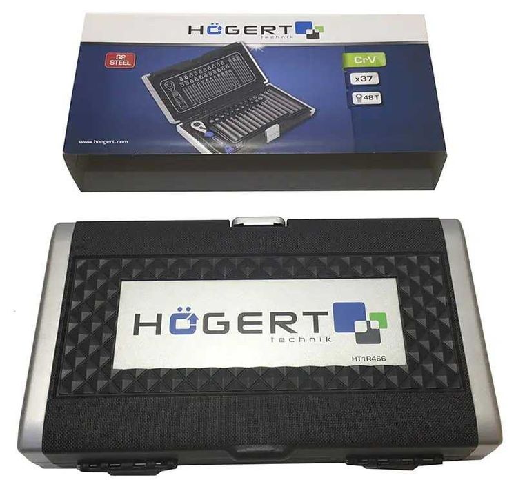 Zestaw Końcówek Wkretakowych z Grzechotką 37 szt. /HOGERT TECHNIK/