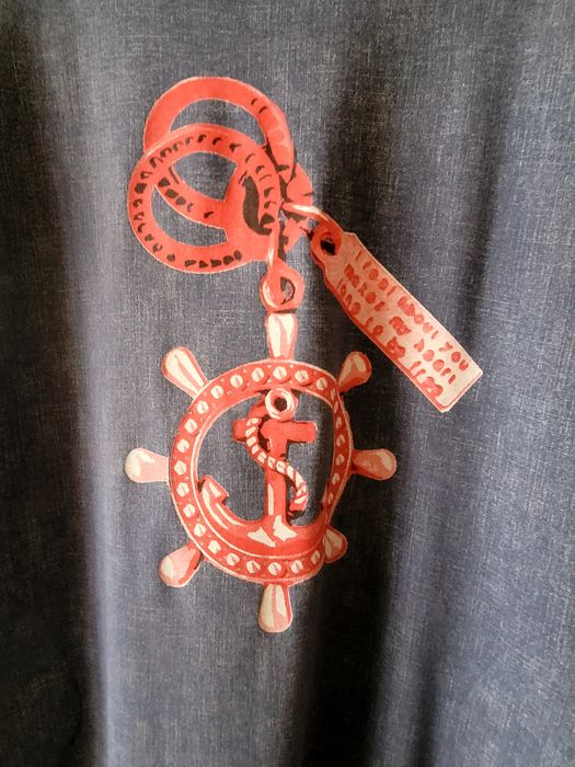 Bluzka w stylu marynarskim L/ XL