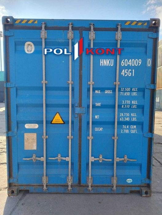 Kontener morski 40 HC / 12 metrowy / PZ