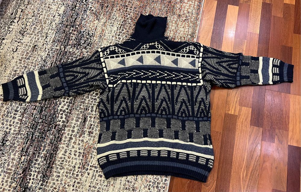 Sweter golf zimowy cieply - rozm L