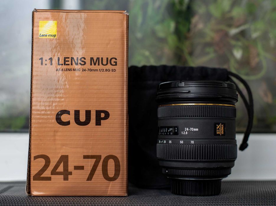 Об'єктив  SIGMA 24-70m. EX DG HSM  f 2.8