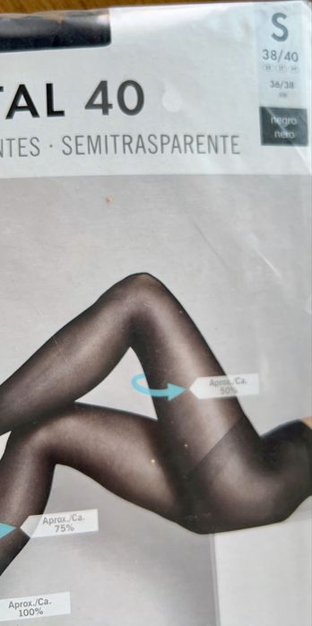 Collants pretos de descanso