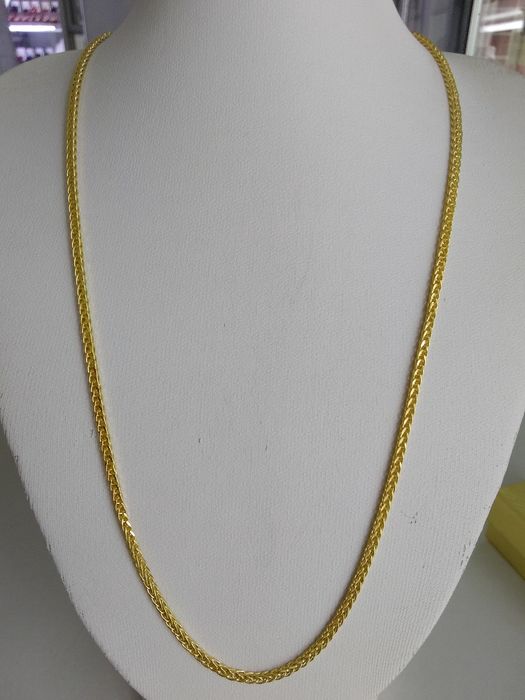 Złoty łańcuszek lisi ogon złoto 585 długość 46cm    422