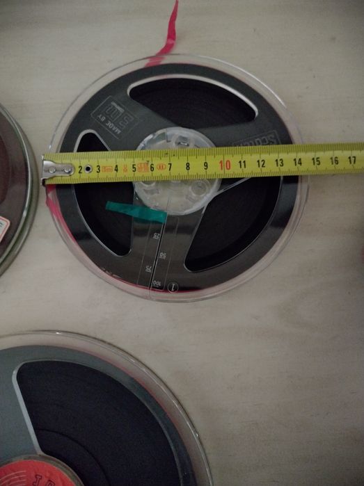 Bobine de fita tape audio reel to reel. 1*18 e 2*15 muito bom estado