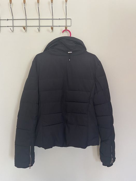 Casaco almofadado preto