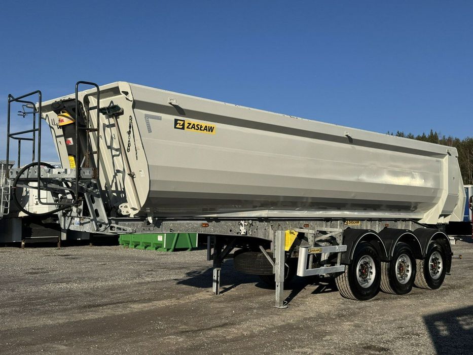 Zaslaw D-653A Mulda Stalowa Hardox 30m  2021r Osie SAF Oś podnoszona Kubatura-30m Hamulce Tarczowe Super Stan