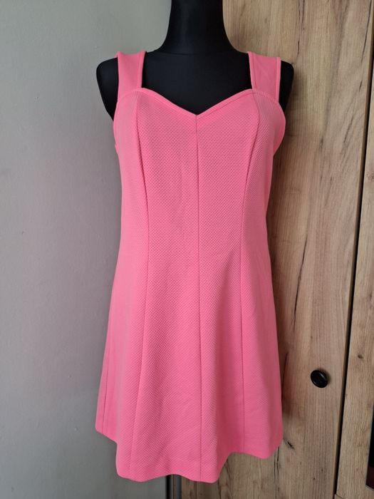 Neonowa letnia sukienka M/L