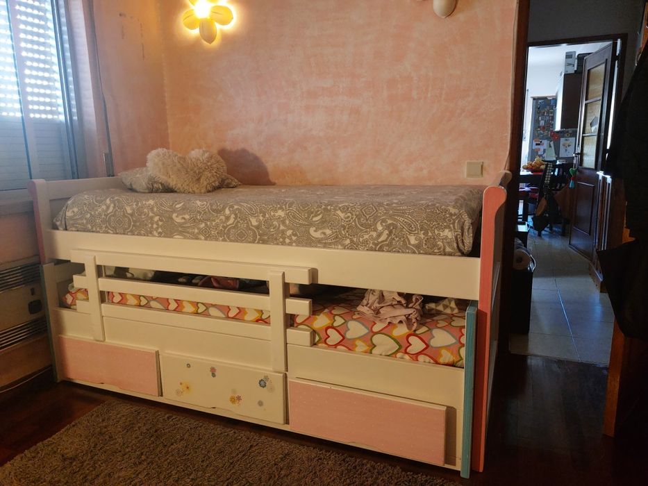 Cama oficina rustica