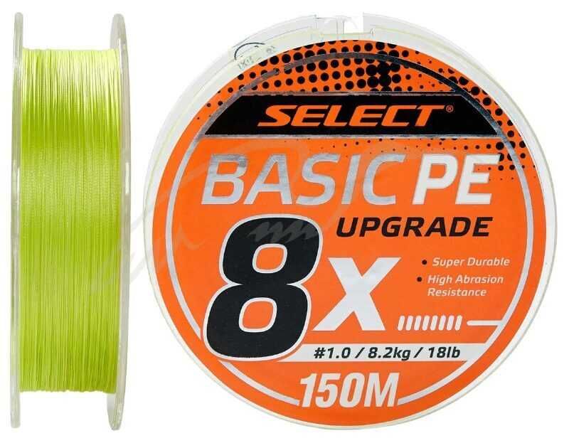 Шнур рыболовный Select Basic PE 100м, 150м/ Select Sprint PE