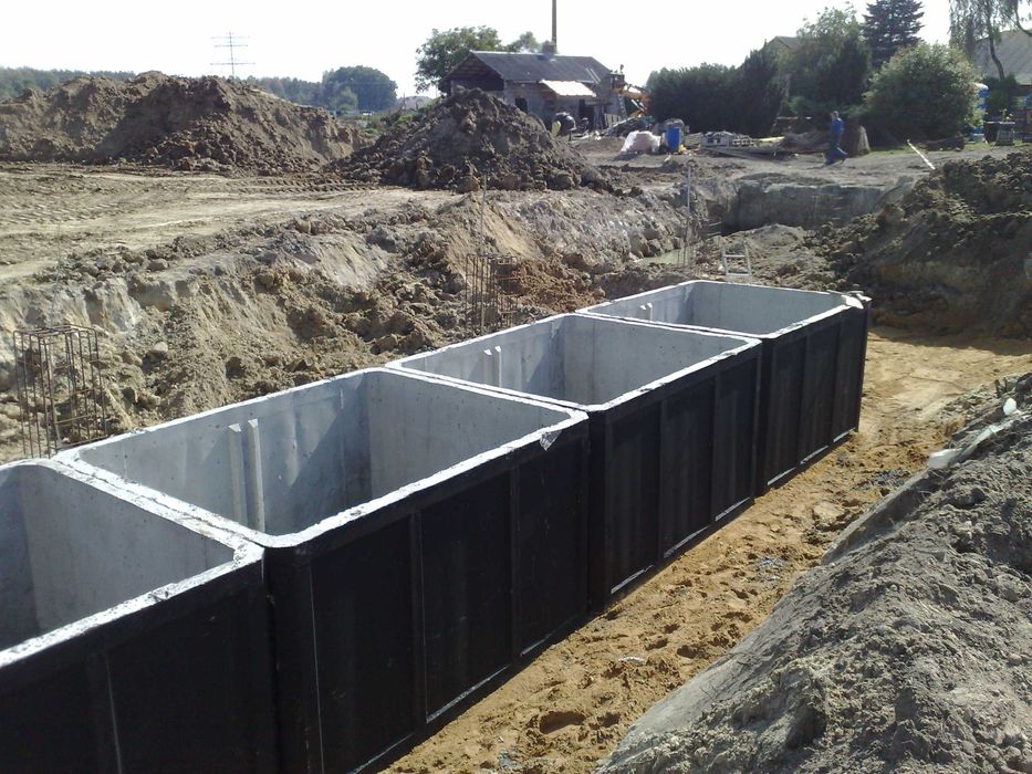 Szambo szamba betonowe zbiorniki na deszczówkę, producent Poznań