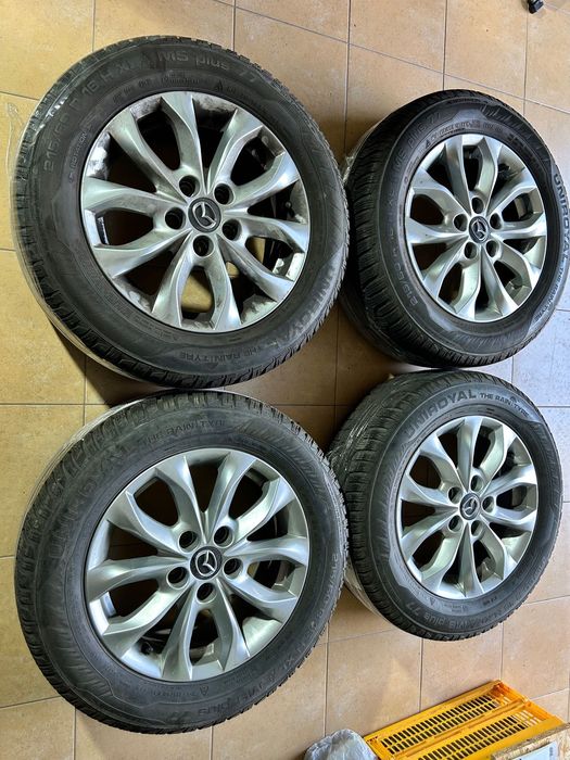 Kompletne alufelgi z oponami zimowymi 4 szt.