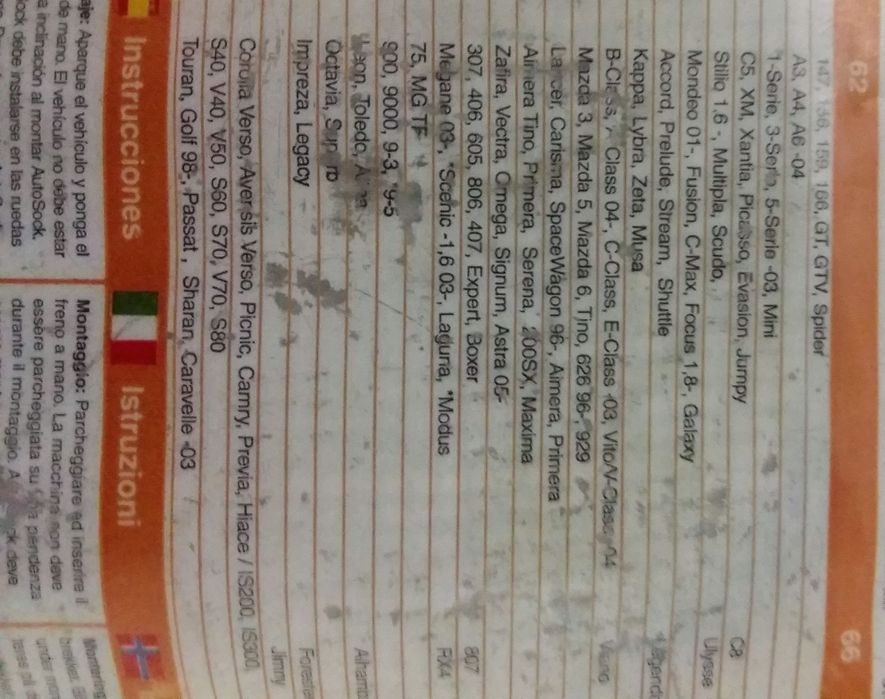 Correntes (Antiderrapantes ) para neve