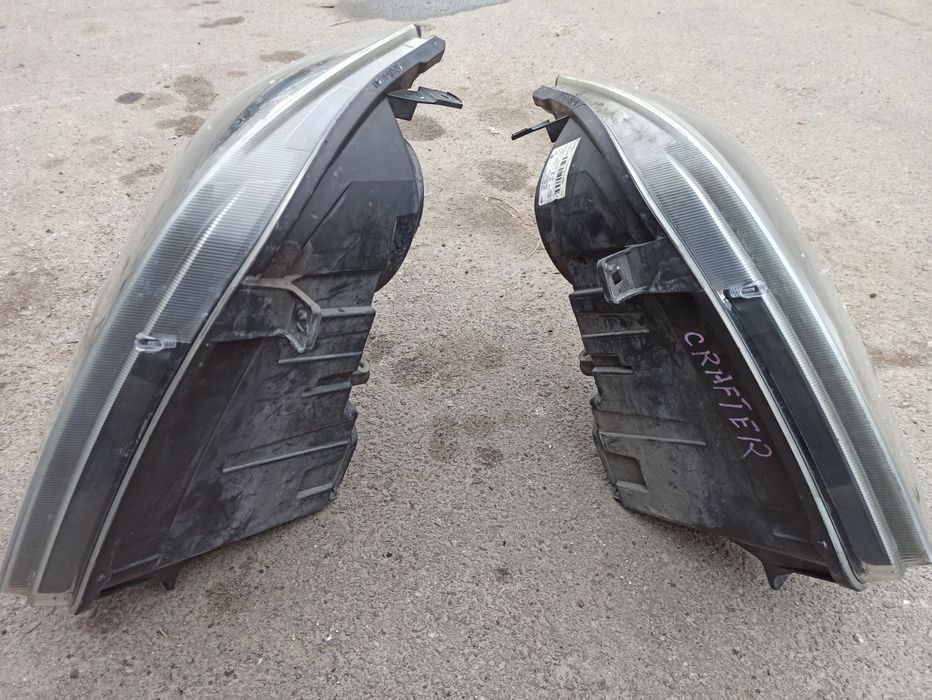 Фари VW Crafter 2006+ передні реснічки Крафтер