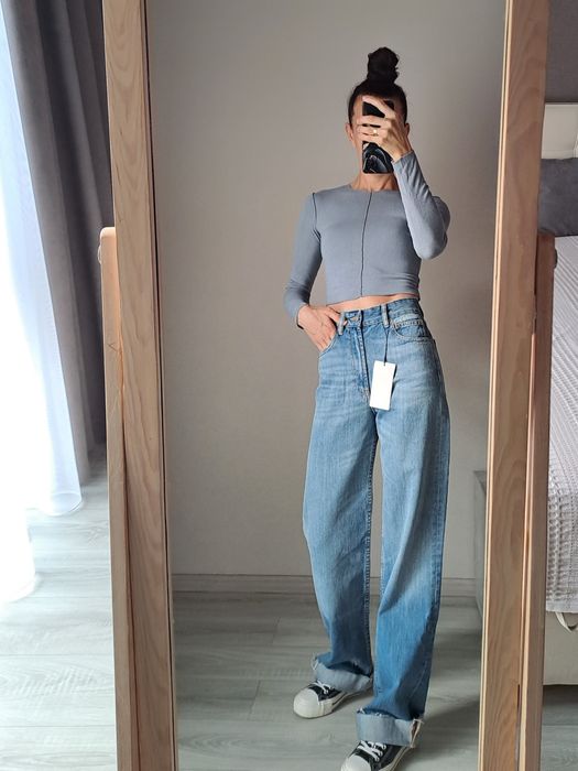 Джинси Zara зара Wide leg 36,38 розмір