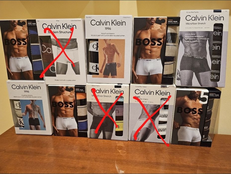 Boxers Hugo Boss, Emporio Armani e Calvin Klein (M) - ORIGINAIS!!!