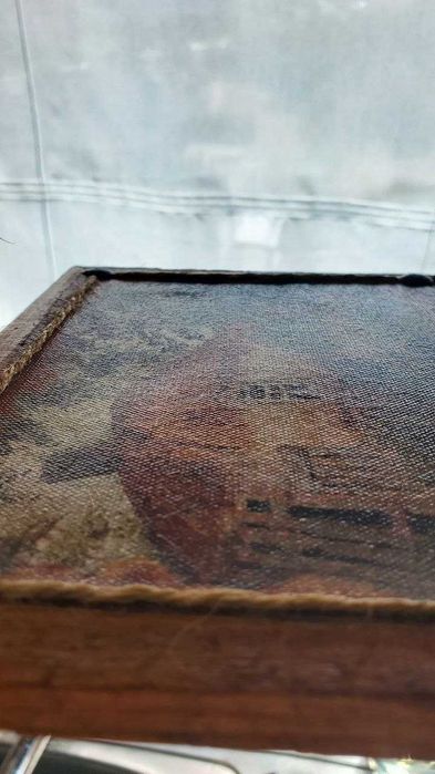 Картина на холсте на подрамнике. Украинская хата.  Ручная работа