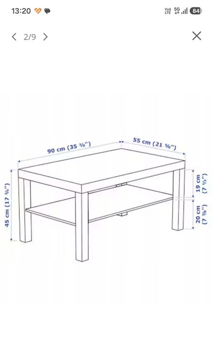 Stolik kawowy Ikea