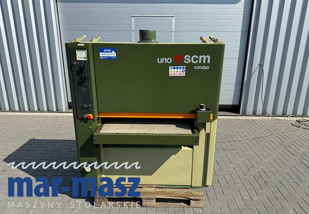 Szlifierka szerokotaśmowa SCM Sandya UNO C-C9, 7,5 kW, 2 agregaty szlifierskie