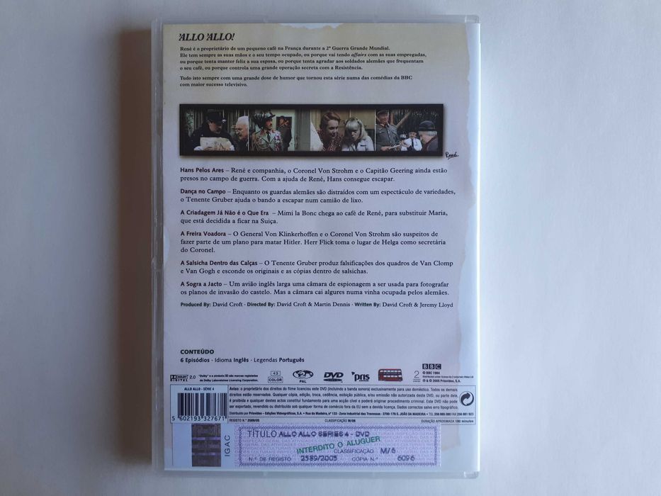 'Allo 'Allo! : Série 4 (DVD)