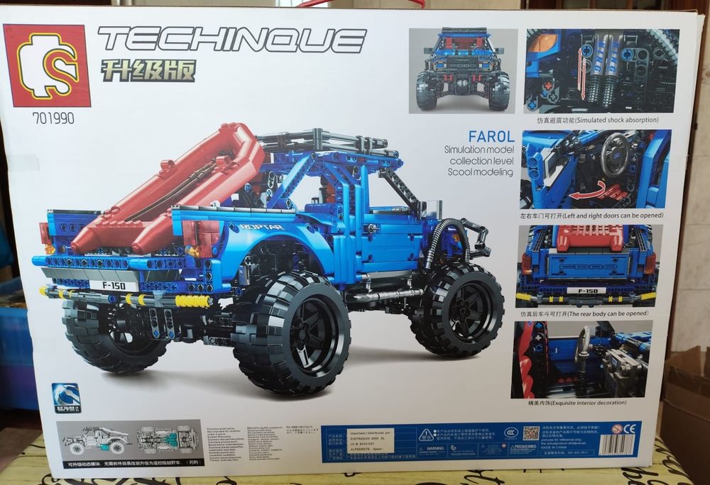 Sembo Block FORD F150 RAPTOR COM  3 motores