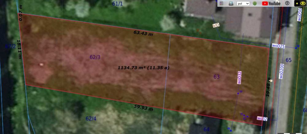 Działka budowlana - 1.142 m2 - Ozorków