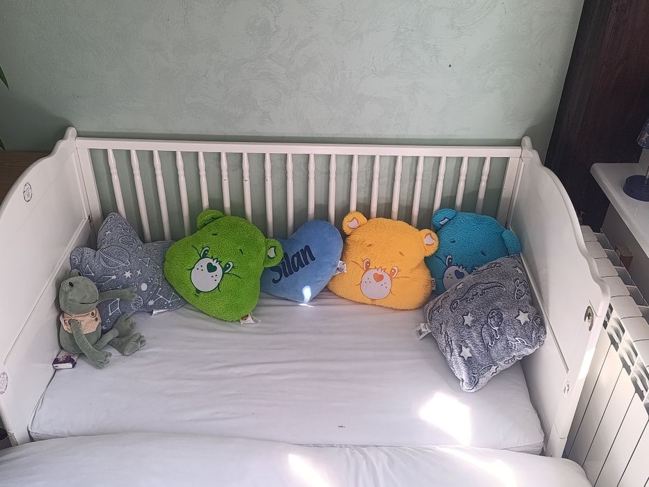 Łóżeczko Ikea 140x70 zdejmowame boki