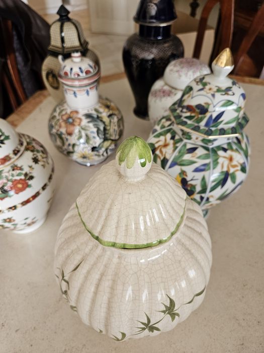 Conjunto potes cerâmica