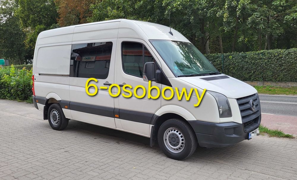 Volkswagen Crafter 2.5TDI 6-osobowy brygadowka L2H2 Sprinter klimatyzacja LT35