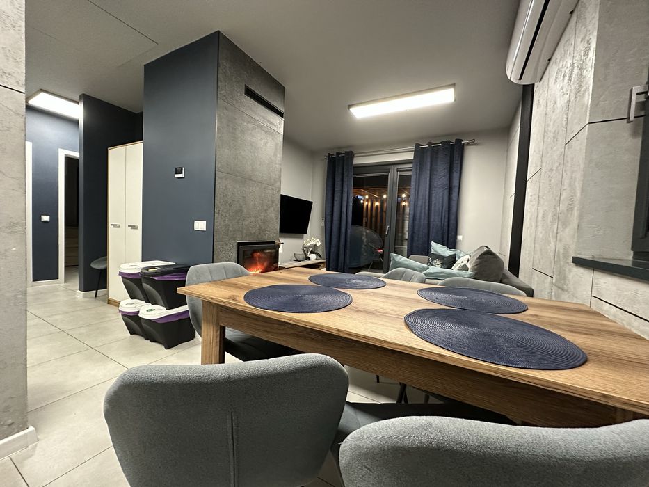 Willa pod lasem do 8 osób | 100 zł/os./doba | Jacuzzi + sauna + basen + kominek w cenie