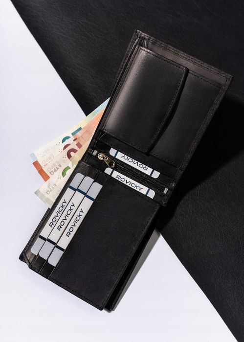 Duży portfel męski ze skóry naturalnej - Always Wild