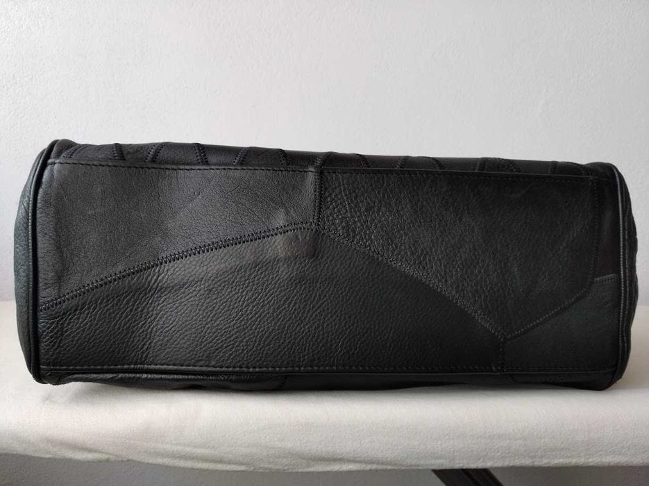 torebka damska czarna skóra naturalna nieużywana