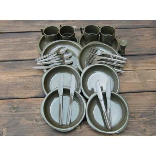 Набір Mil-Tec 14687000 у блістері тарілка кружка ніж вилка ложка