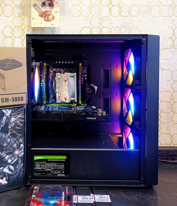 Ігровий ПК 12/24 ядер 16 DDR4 RX 570 8GB E5 2650 V4 x99 Xeon 512-SSD