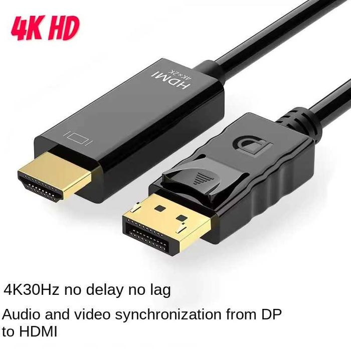 Кабель-перехідник DP (Display Port) в HDMI адаптер