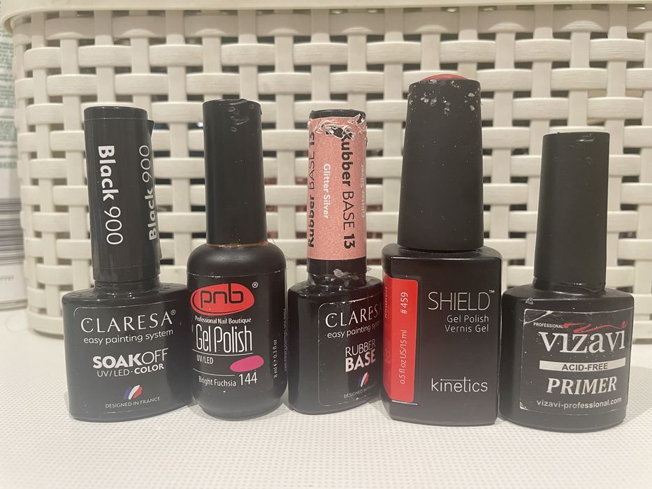 Zestaw do hybryd lakiery  +lampy  i tipsy