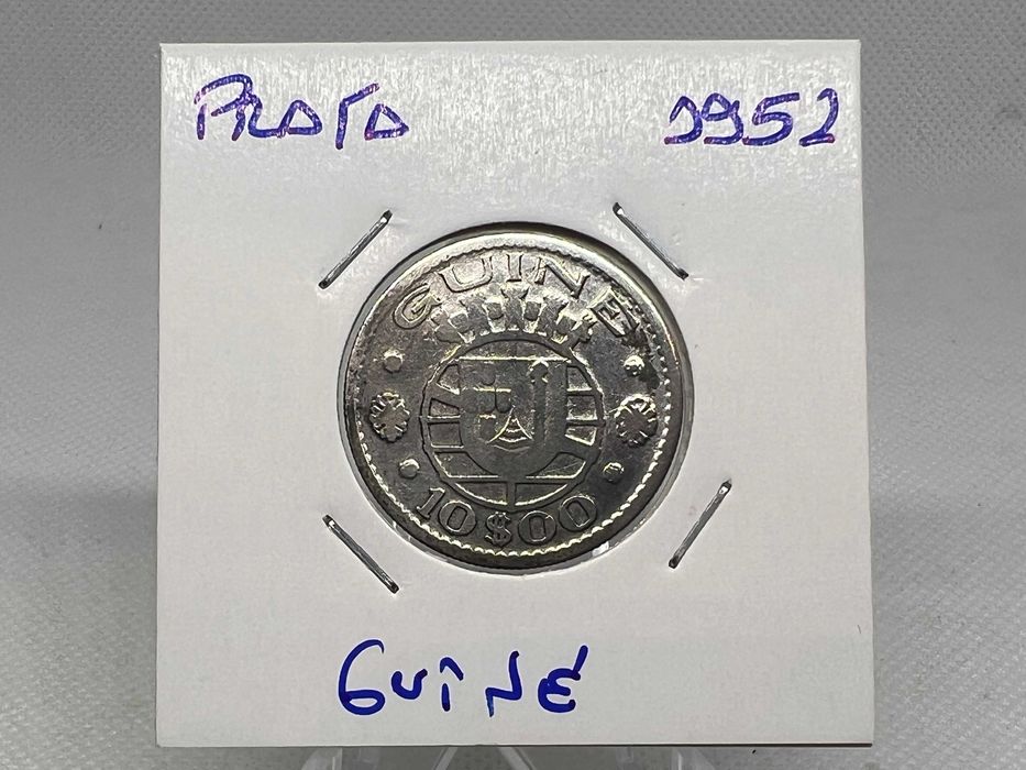 Guiné 1952 - 10 Escudos Prata