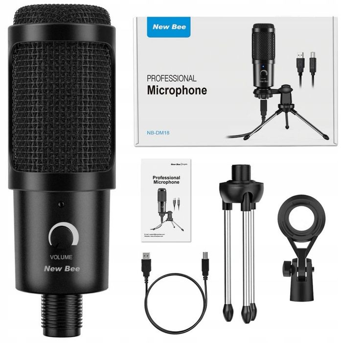 Mikrofon USB studyjnych  - DLA GRACZY PC