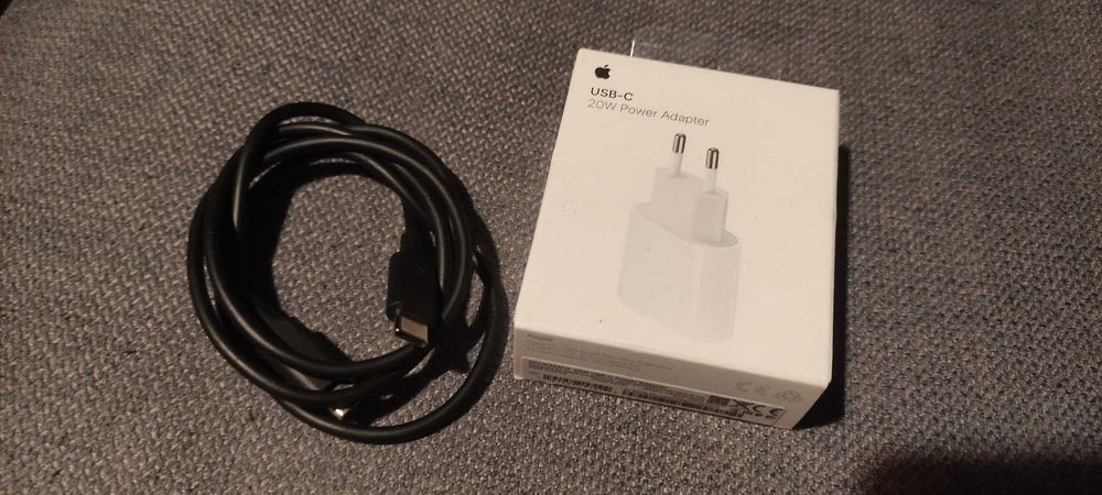 Oryginalna ładowarka 20W USB C Apple iphone iPad + kabel USB-C