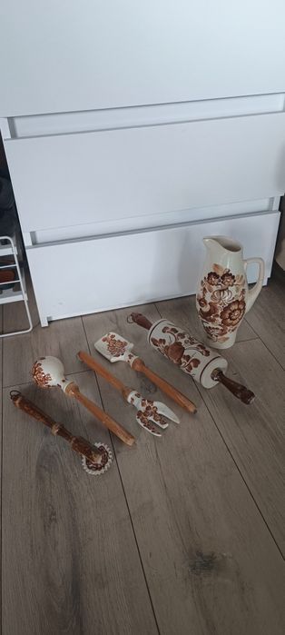 Zestaw kuchenny PRL.