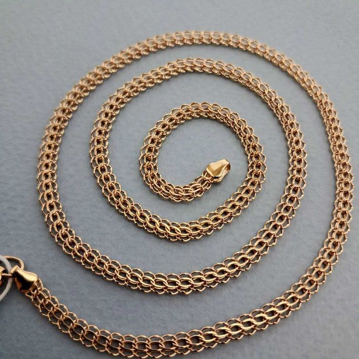 Срочно! Золотая Цепочка 6,87 гр 45 см Стильная Новая Золото 585 проба