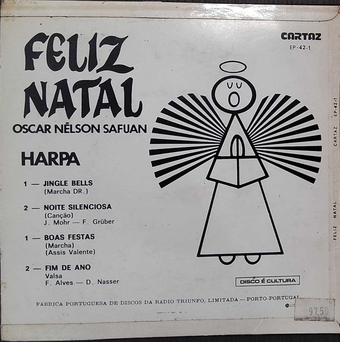 Vinil Single - Oscar Nélson Safuan - Feliz Natal