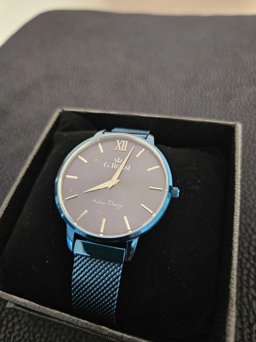 Zegarek Damski G.Rossi + BOX Niebieski