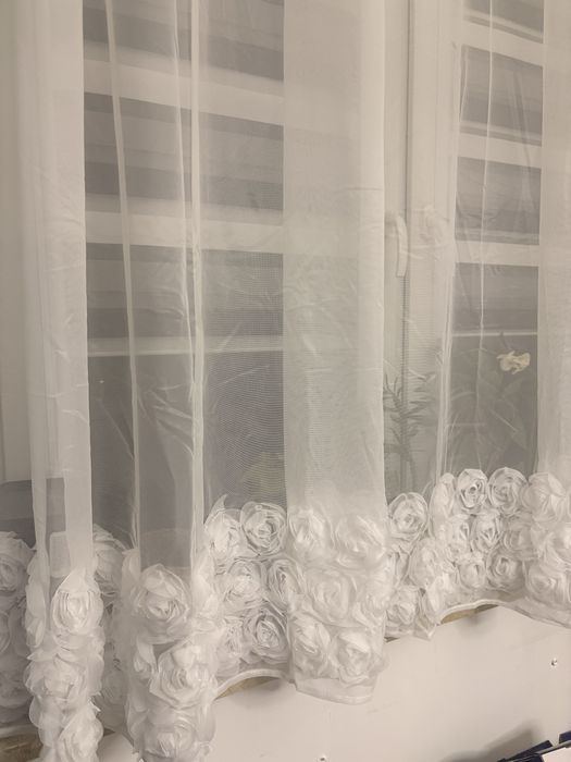 Firana roses 400x160 taśma