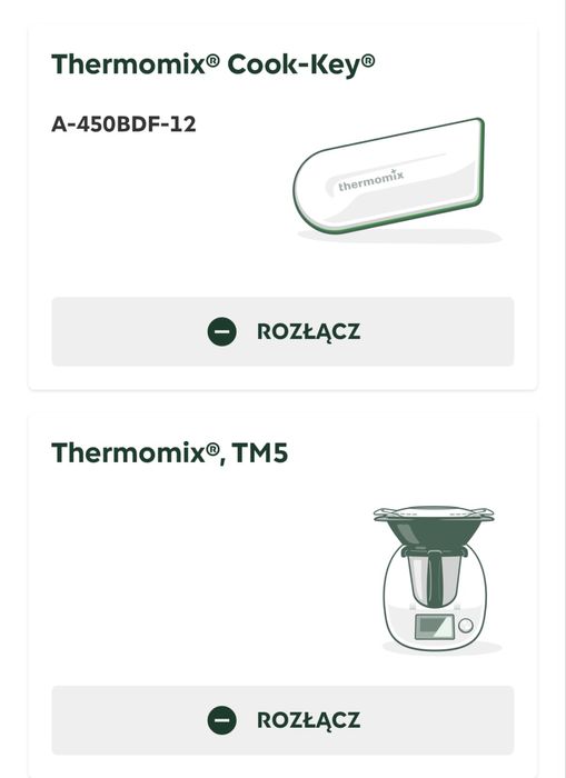 Termomix tm5 cook key akcesoria