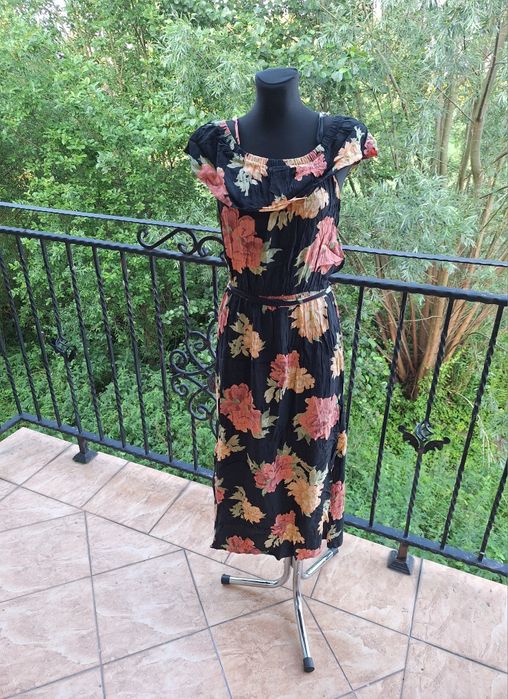 Długa sukienka maxi 100 % wiskoza F&F rozmiar XL 42