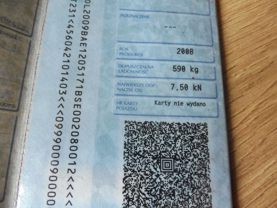 Przyczepka samochodowa SAM