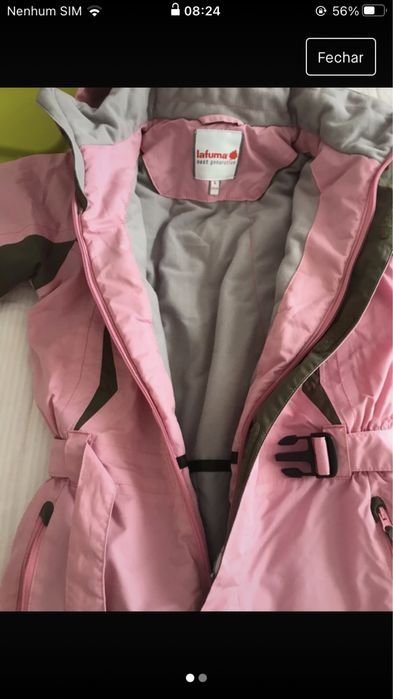 Fato  de neve  crianca - menina 6,7 anos