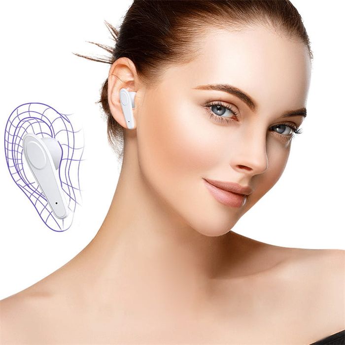 Bezprzewodowe słuchawki dokanałowe LOGIT X19 z etui PowerBank - czarne