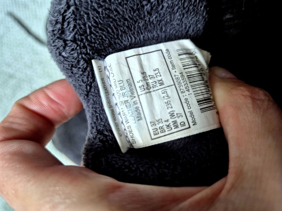 Buty turystyczne Quechua SH500 Warm wodoodporne rozm. 37
