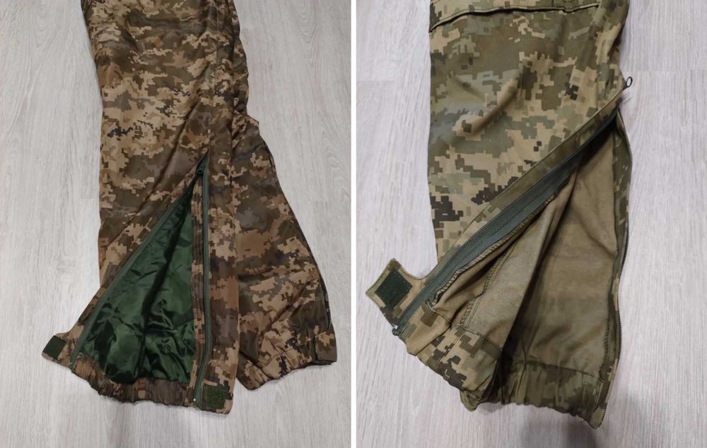 2в1 нові штани військові з утеплювачем - піксель, розмір 52